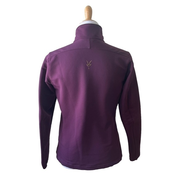 Ibex Women’s Burgundy Chute Peak Climawool Softshell Jacket Size Small - Picture 4 of 10